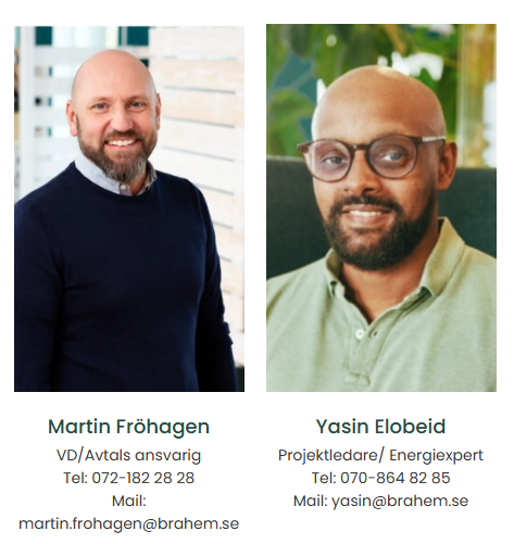 Martin Fröhagen och Yasin Elobeid